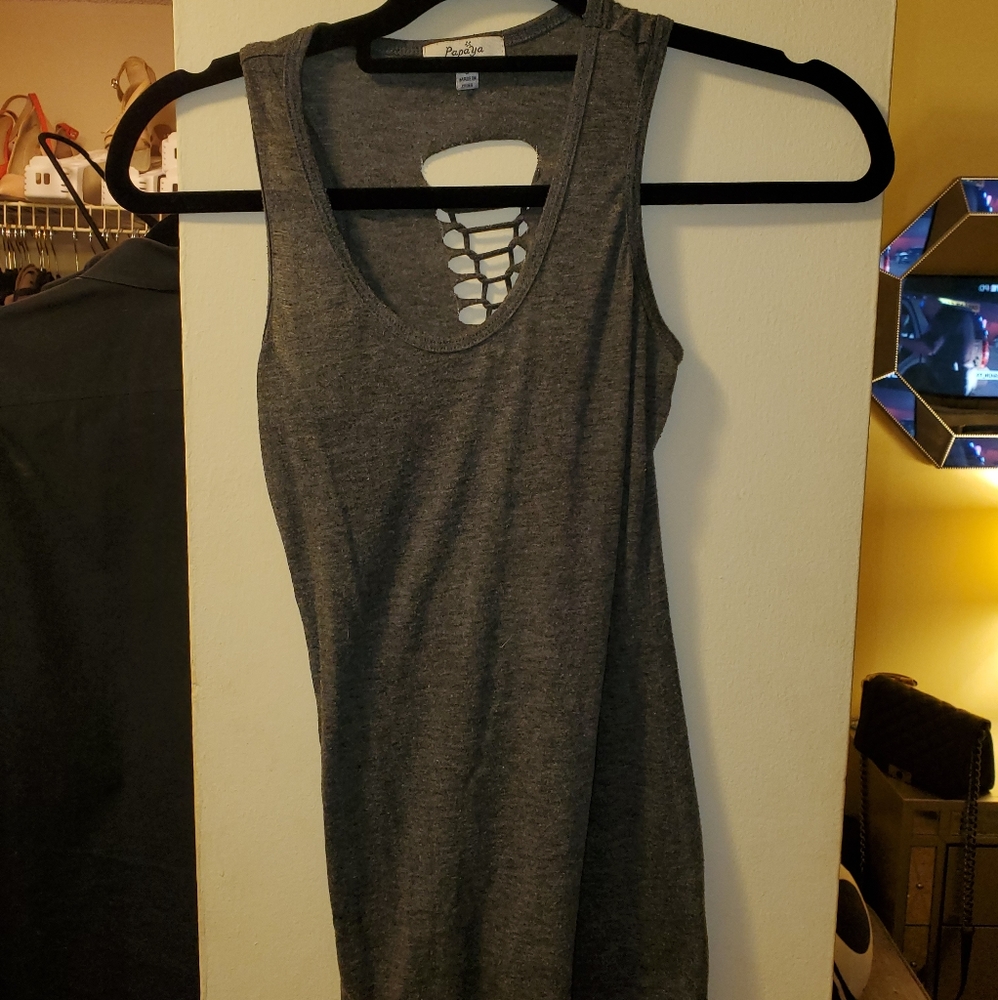 Grey tank top